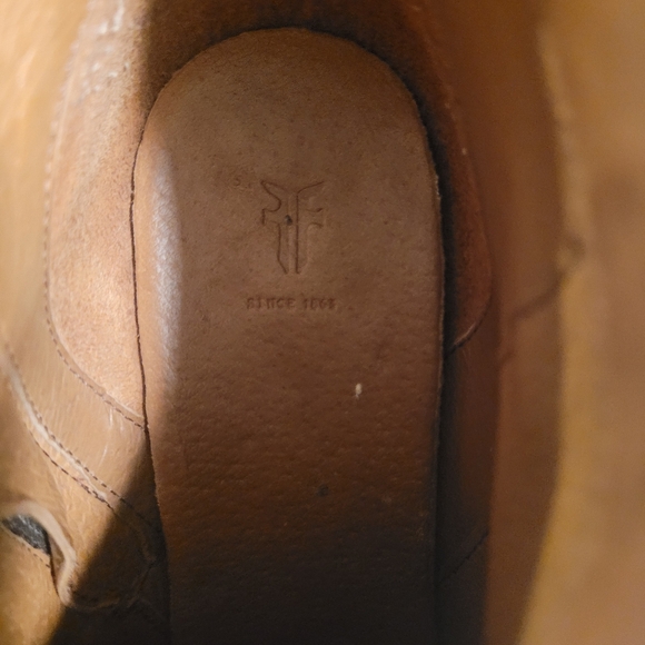 Frye Jenny Ankle Boots Brown Womens 8 - Picture 5 of 16